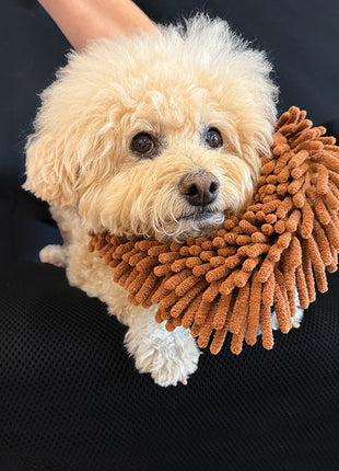 THE MAGIC MITT Dual-Sided Microfiber Grooming Mitt for Dogs & Cats — Use with Waterless Shampoo