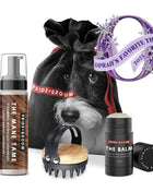 THE TOOL KIT | Complete waterless dog grooming set. Includes foaming shampoo, moisturizing balm & grooming brush.