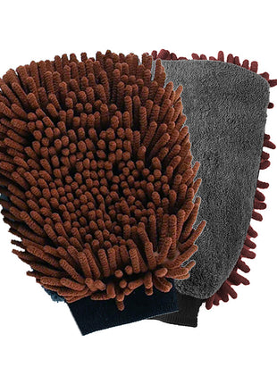 THE MAGIC MITT Dual-Sided Microfiber Grooming Mitt for Dogs & Cats — Use with Waterless Shampoo