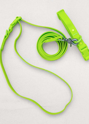 PVC Handsfree Dog Leash - All Weather Waterproof Durable & Odor-Resistant