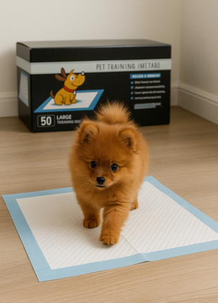Parisian Pet 'Premium Training Pads' for Puppies & Dogs – Leakproof & Absorbent Pads, 50 Pads