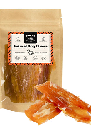 Backstrap Tendon Hard Jerky Strips for Dogs