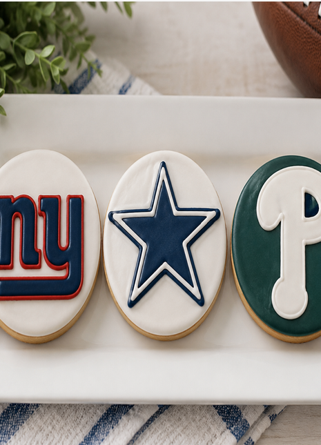 Organic Football Sports Team Cookies 🏈