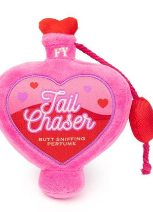 Tail Chaser Perfume Plush Dog Toy | Plush Toys for Pet Lovers | Giftable Dog Stocking Stuffer