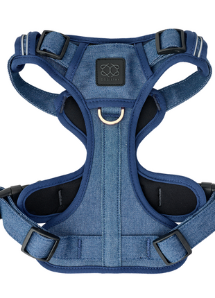 The NoMad Adjustable Luxe Harness - Denim