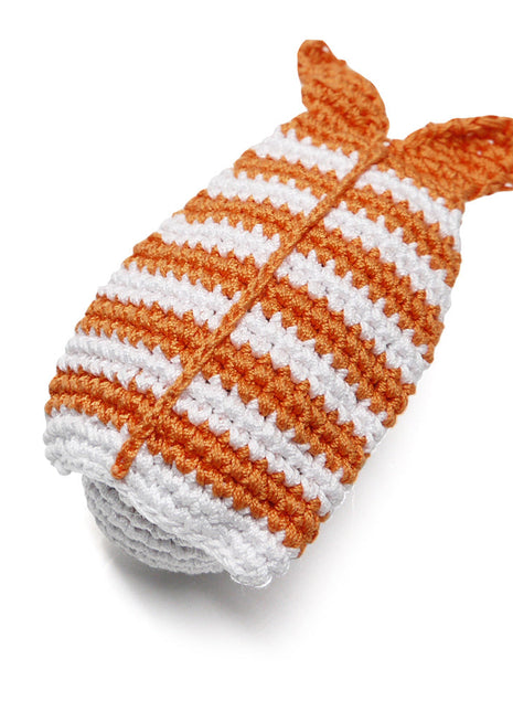 Shrimp Sushi Crochet Toy