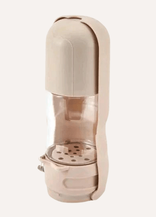 Travel Dog Water Bottle with Treat Holder – Leakproof & BPA-Free 350mL