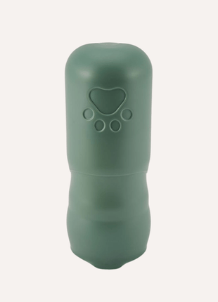 Travel Dog Water Bottle with Treat Holder – Leakproof & BPA-Free 350mL