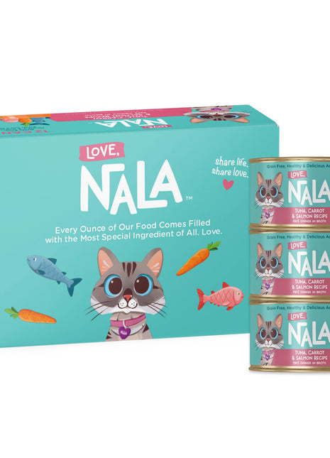 Tuna, Carrot & Salmon Recipe Paté Dinner In Broth Adult Cat Food, 2.8-oz