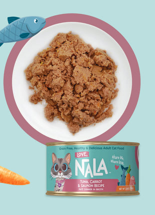 Tuna, Carrot & Salmon Recipe Paté Dinner In Broth Adult Cat Food, 2.8-oz