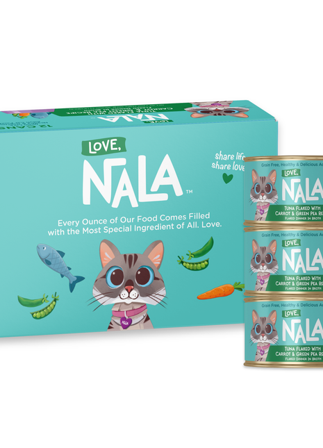 Tuna Flaked With Carrot & Green Pea Recipe Dinner In Broth Adult Cat Food, 2.8-oz