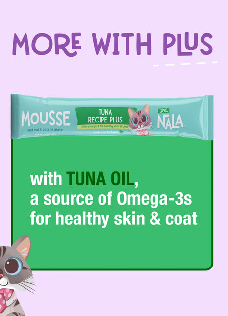 Tuna Recipe Plus Cat Treats, Pack of 4