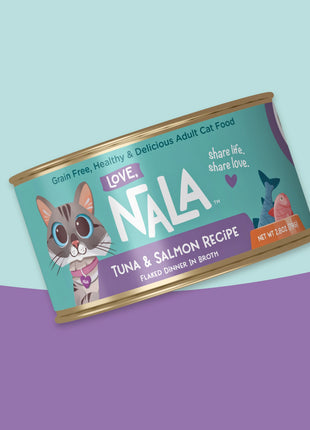 Tuna & Salmon Recipe Flaked Dinner In Broth Adult Cat Food, 2.8-oz