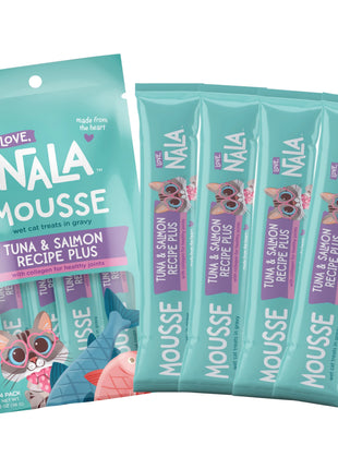 Tuna & Salmon Recipe Plus Cat Treats, Pack of 4