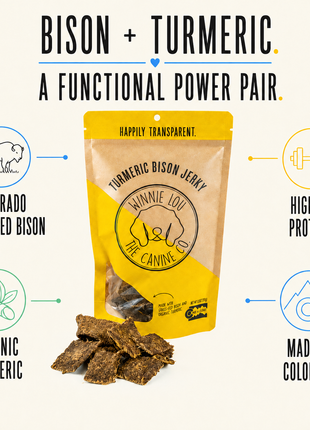 Turmeric Bison Jerky