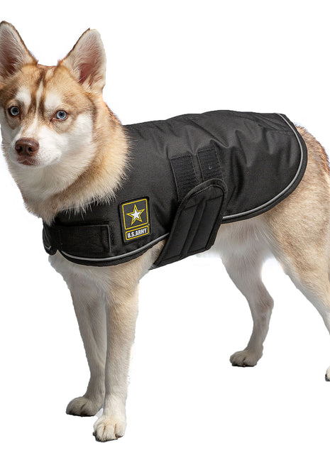 US Army Dog Blanket Jacket - Black - Pup List