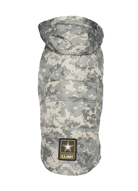 US Army Packable Dog Raincoat - Camo