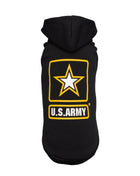US Army Hooded Dog Fleece - Black