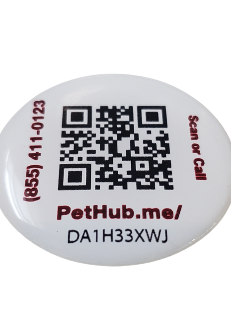PetHub QR Pet ID Sticker – Upgrade Any Tag + Backup Pet Protection