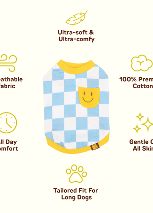 Dog Cotton Smiley Tee