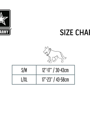 US Army Dog Cooling Bandana - Grey