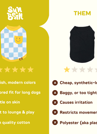 Dog Cotton Smiley Tee