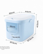 Mango Space-Saving Enclosed Cat Litter Box
