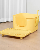 Mango Cube Litter Box XL Set | Litter Box with Mat, Scoop & Accessories - Pup List