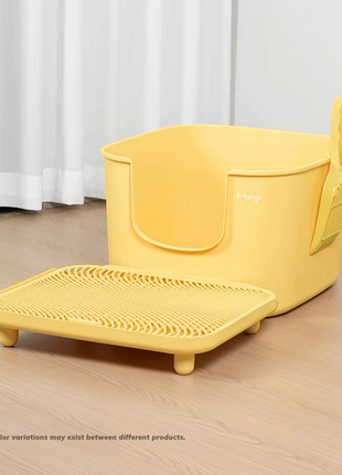 Mango Cube Litter Box XL Set | Litter Box with Mat, Scoop & Accessories