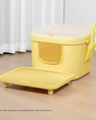 Mango Cube Litter Box XL Set | Litter Box with Mat, Scoop & Accessories