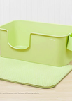 Box with Scoop & Storage Box & EVA Litter Mat / Green