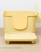 Mango Cube Litter Box XXL Set | High-sided Litter Box with Scoop, Storage & Step