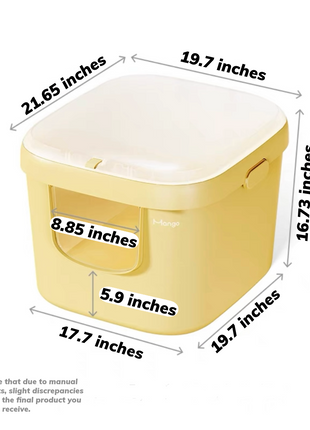 Mango Cube Litter Box XL Set | Litter Box with Mat, Scoop & Accessories