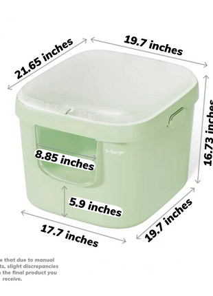 Mango Cube Litter Box XL Set | Litter Box with Mat, Scoop & Accessories