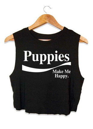 Enjoy Puppies | Women's Crop Tank