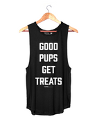 Good Pups Get Treats | Puppies Soft Women's Sleeveless | Made in the USA