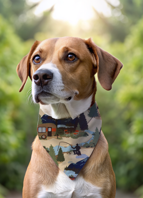 Camping Dog Bandana