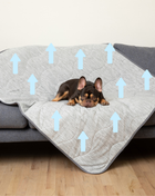 PupChill™ Cooling Waterproof Blanket - Arctic Grey