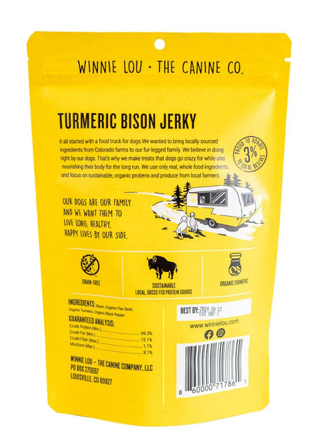 Turmeric Bison Jerky