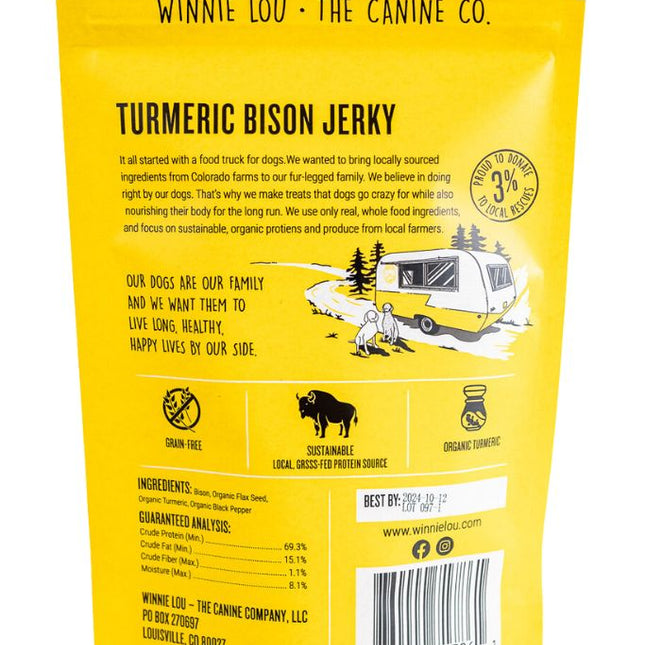 Turmeric Bison Jerky