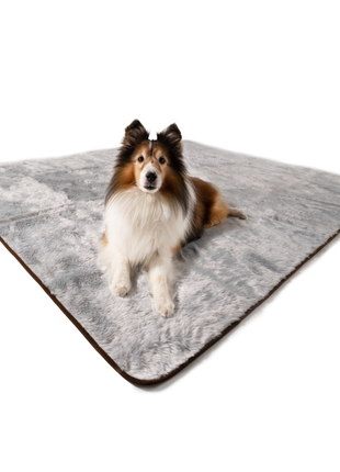 PupProtector™ Short Fur Waterproof Throw Blanket - Grey