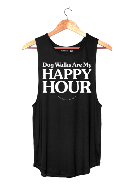 Dog Walks are my Happy Hour | Women's Sleeveless