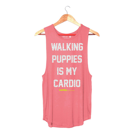 Walking Puppies is my Cardio | Women's Sleeveless