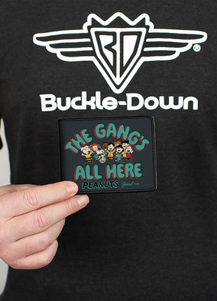 Bi-Fold Wallet - Peanuts Gang THE GANG'S ALL HERE Group Pose Black/Blue