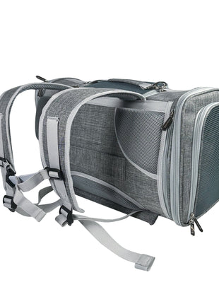 Mr. Peanut's Monterey Series Airline Compliant Horizontal Backpack Pet Carrier