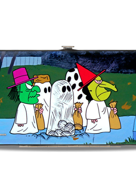 Hinged Wallet - Peanuts Gang Halloween Trick or Treat Group Pose