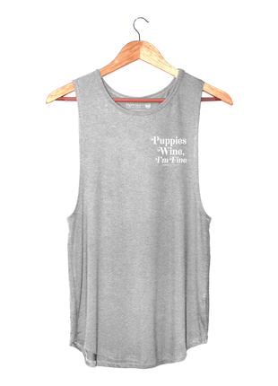 Puppies & Wine 2.0 - Women's Sleeveless