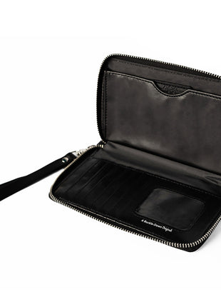 PU Zip Around Wallet Rectangle - Peanuts Astronaut Rocket Launch Snoopy Pose Blues