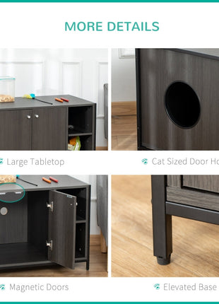 Hidden Cat Litter Box Enclosure