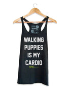 Walking Puppies is My Cardio | Racerback Tank